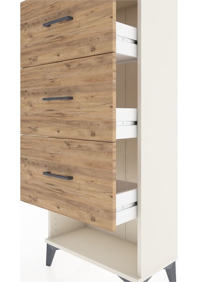 Hyperion Dolap 3 Çekmeceli 60x44x134 Aytaşı-çam Aytaşı