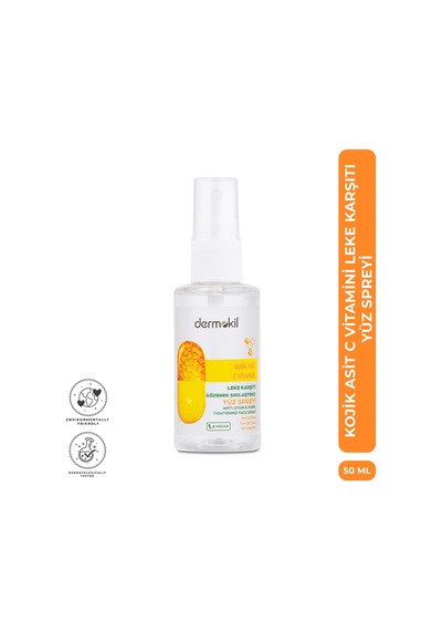 Dermokil Kojik Asit C Vitamini Leke Karşıtı Yüz Spreyi 50 Ml