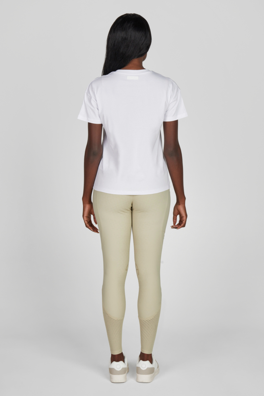 Pikeur Oversized Athleisure 1244 Lüks Günlük Kadın Tişört Beyaz