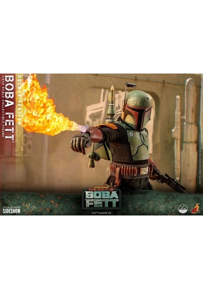 Hot Toys Boba Fett Deluxe Version Quarter Scale Figure - 9103332 - Star Wars / The Book Of Boba Fett
