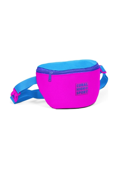 Coral High Sport Pembe Mavi İki Bölmeli Bel Çantası 22617 Pembe