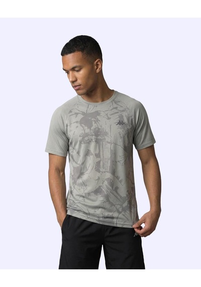 Kappa Elmo Tee Erkek Gri Regular Tişört