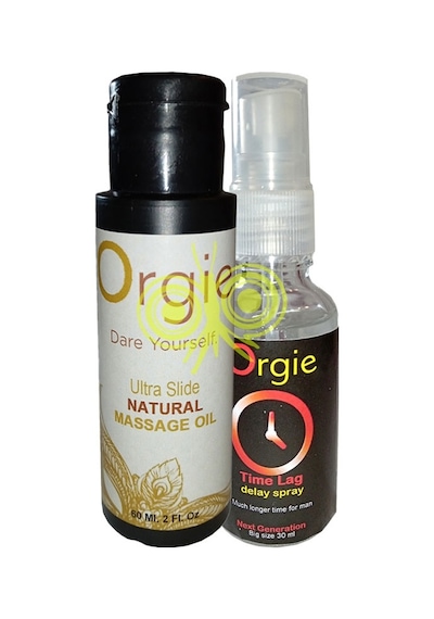 L.orgie 60 Ml Yağı + Erkeklere Özel Geliştirilmiş Geciktiricisprey 30 Ml