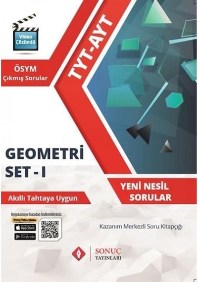 Sonuç Yayınları Tyt- Ayt Geometri Set 1 Son Baskı