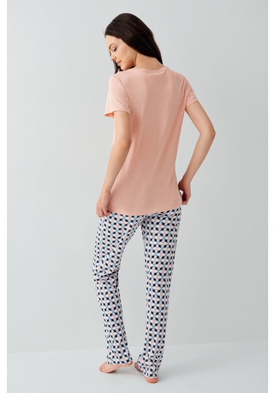 Arnetta Kadın Turuncu Pijama Takım Turuncu