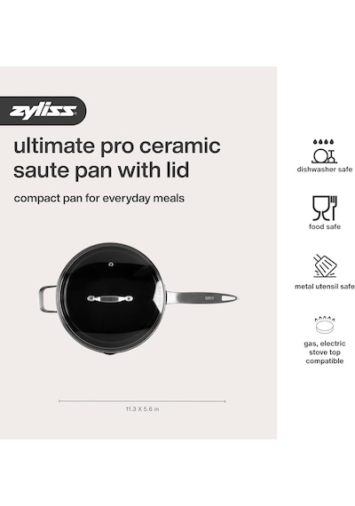 Ultimate Pro Seramik Kapaklı Sote Tavası 28 Cm Diğer