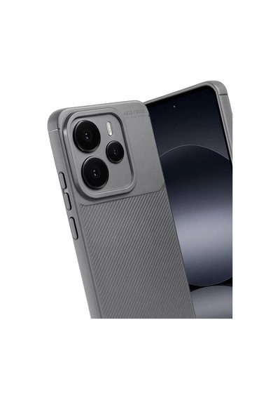 Newface Xiaomi Note 14 5g Auto Focus Karbon Kapak - Gri