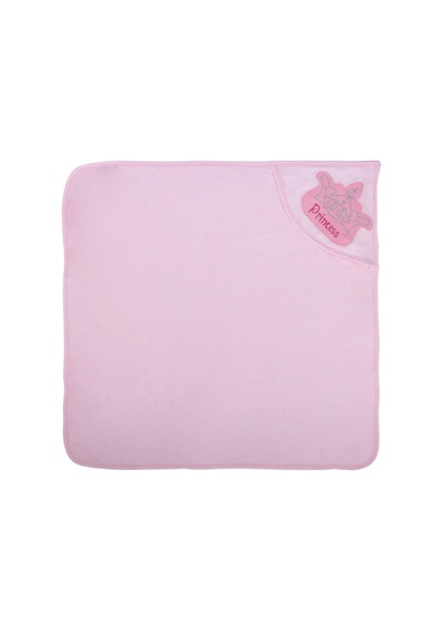 Pembe Princess Taçlı Havlu Lif Set Çok Renkli