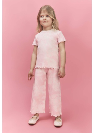 Defacto Batik Fitilli Kaşkorse Tişört Kız Bebek H0679a526smpn171 Pembe-pn171
