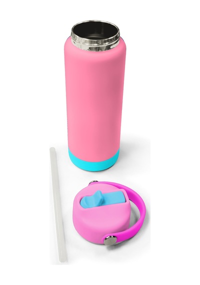 Coral High Pembe Katlanır Ağızlıklı Çelik Termos 650 Ml 38353 Papatya