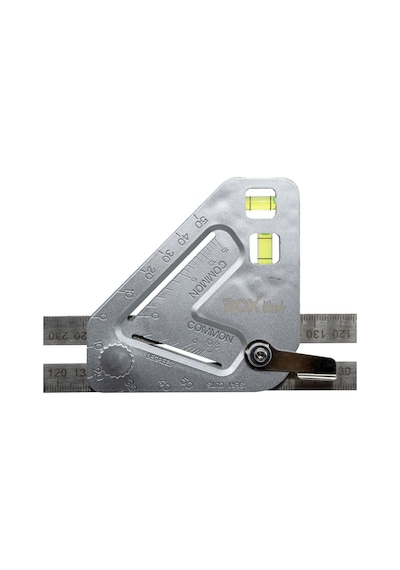 Rox Wood 0122 Çok Amaçlı Terazili Açılı Gönye 350 Mm
