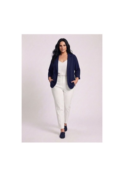 Hanezza Kadın Büyük Beden Yarasa Kol Çift Düğmeli Blazer Ceket - Şık Ve Rahat Tasarım Lacivert - 564080614 Lacivert Hanezza Kadın Büyük Beden Yarasa Kol Çift Düğmeli Blazer Ceket - Şık Ve Rahat Tasarım Lacivert - 564080614 Lacivert