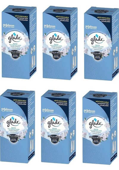 Glade Banyo Yedek Temiz Çarşaf Ferahlığı 6 x 10 ML