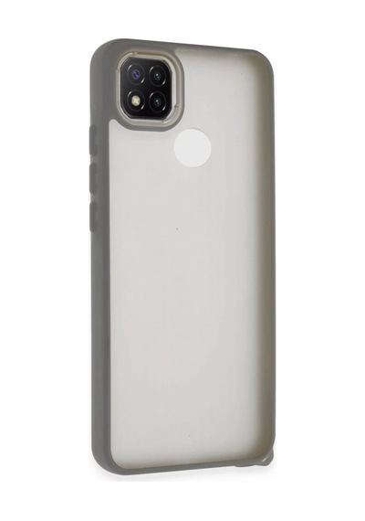 Xiaomi Redmi 9c Uyumlu Kılıf Elegant Kapak - Titan Gri