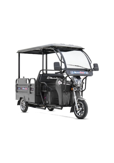 Motolux Fayton 8100 Ruflu 3 Tekerli Elektrikli Motosiklet Gri