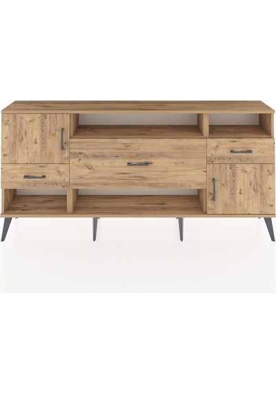 Arges Konsol 3 Raflı 3 Çekmeceli 2 Kapaklı 176x30x83 Çam-çam/çam Çam/çam Arges Konsol 3 Raflı 3 Çekmeceli 2 Kapaklı 176x30x83 Çam-çam/çam Çam/çam