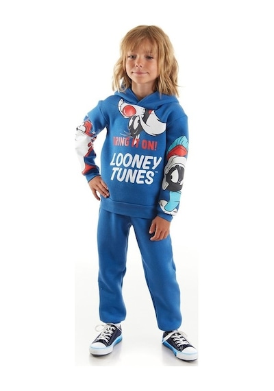 Mickey Mouse Looney Tunes Lisanslı Erkek Çocuk Eşofman & Sweatshirt İndigo