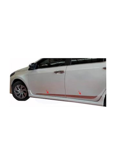 Toyota Corolla Uyumlu 2014-2018 Yan Kapı Çıtası Krom Pas.Çelik 4 Parça N11.1470