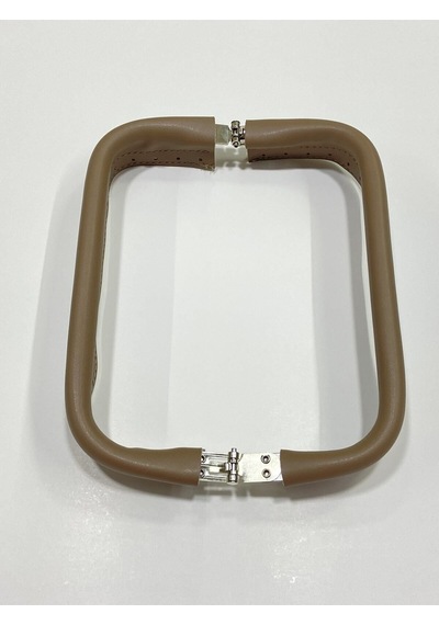 Karantuhafiye Çanta Bursu / Derili Burs 20 Cm / Bej Bej