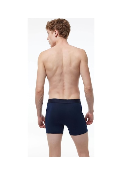 Malabadi 017 Erkek Biyeli Modal Boxer-Lacivert