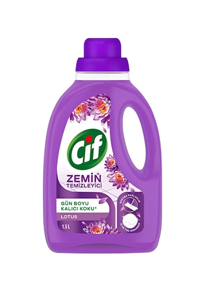 4 Adet Cif Zemin Temizleyici Lotus 1500ml Diğer