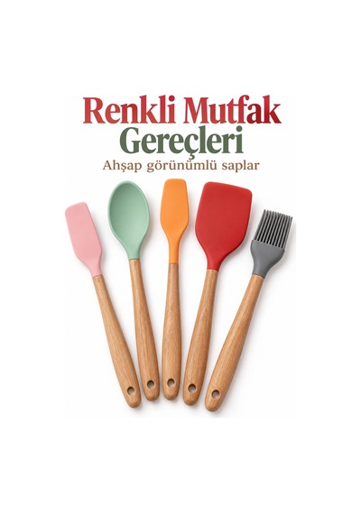 Mey İthalat Mutfak Seti Renkli Başlıklı