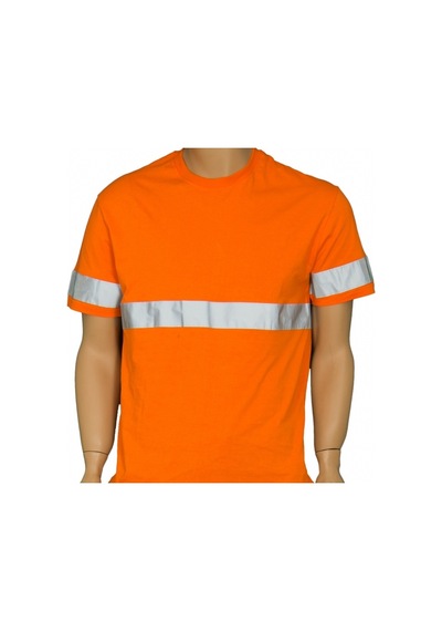 Reflektörlü T Shirt Turuncu