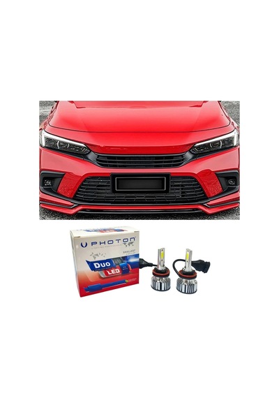 Honda Civic Fe Led Xenon Kısa Far Ampulü H11 Duo Yeni Seri Beyaz
