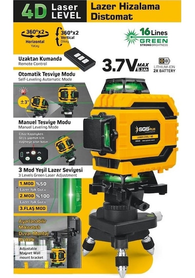 Sgs 5429 Lazer Hizalama Distomat Şakül 4 360