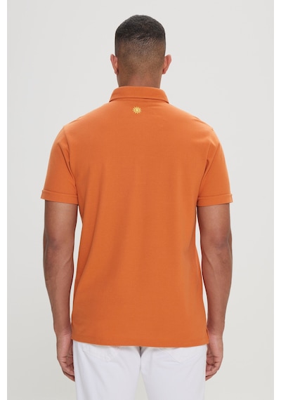 AC&Co / Altınyıldız Classics Erkek Turuncu Slim Fit Dar Kesim Polo Yaka Tişört Turuncu AC&Co / Altınyıldız Classics Erkek Turuncu Slim Fit Dar Kesim Polo Yaka Tişört Turuncu