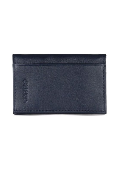 Guard Leather Guard Lacivert Temi Nappa Deri Kartlık Çok Renkli