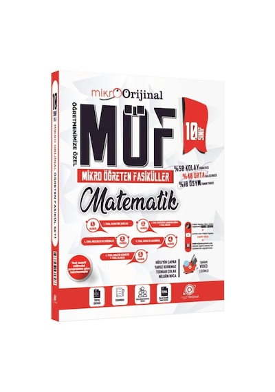 Orijinal Mikro 10. Sınıf Matematik Möf Mikro Öğreten Fasiküller Paragraf 2 Deneme Hediye