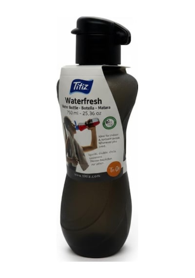 Titiz Waterfresh 750 Ml Spor Matara - Bpa İçermez, Taşınabilir Su Şişesi - Siyah Çok Renkli Plastik Diğer
