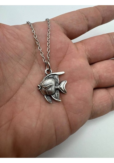 Balık Model Figürlü Unisex Kolye Zarif, Anlamlı Ve Doğal Tasarım Çok renkli