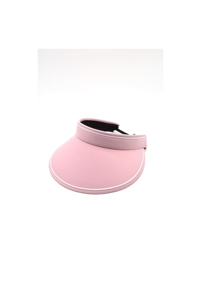 Kadın Geniş Siperli Pembe Vizör Şapka Uv Koruyucu Siperlik - Pembe