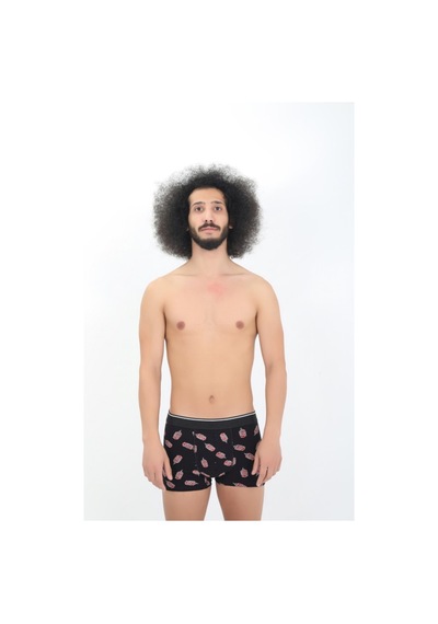 Cennetoğlu Erkek Likralı Pamuklu Boxer Özel Hijyenik Ambalajlı 5'li Paket Karışık3 Karışık3