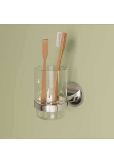 Diş Fırçalığı Modern Tasarım, Kullanışlı Ve Şık Açık Bej