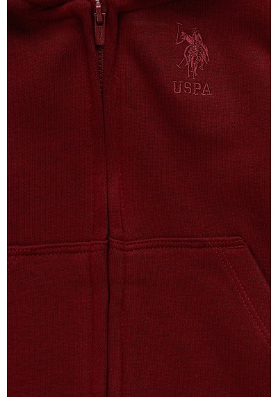U.S. Polo Assn. Erkek Çocuk Bordo Sweatshirt 50316488-vr014