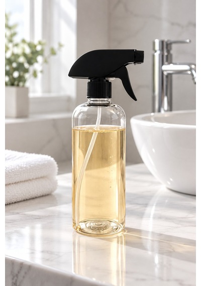 Sprey Başlıklı Şeffaf Doldurulabilir Plastik Şişe 500 Ml