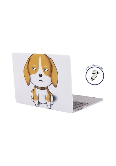 Apple Uyumlu MacBook Pro Kılıf 13inç M1-m2, Dog02nl Type-c'li Model A2338 A2289 A2251 A1706-08 A1989 A2159 İle Sarı