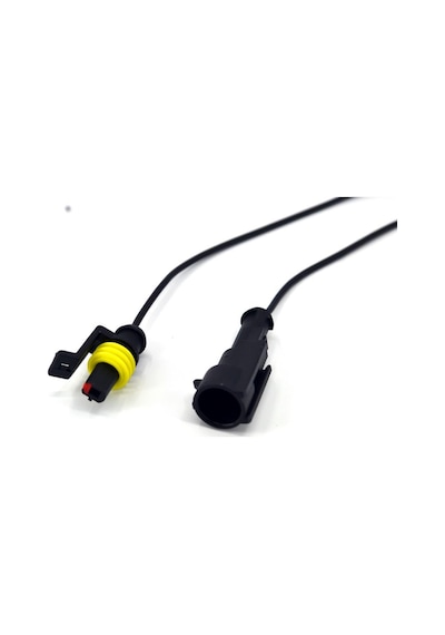1 Takım 1 Pin Kablolu Süper Seal Elektrik Soketi Su Geçirmez Konnektör