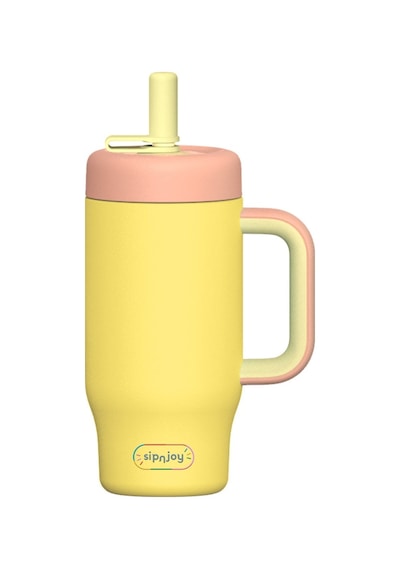 Sipnjoy - Handlehug Tumbler 550 Ml - Sarı