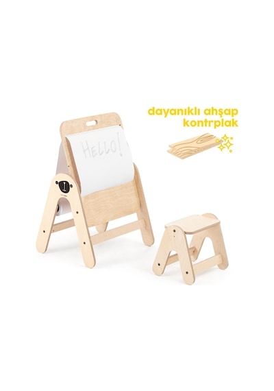 Missidea Bear Ahşap Aktivite Masası