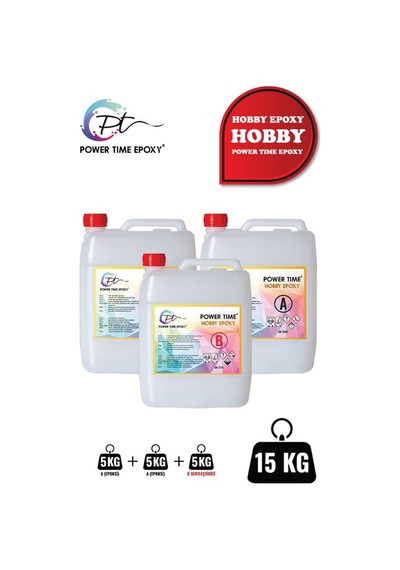 15 Kg Hobby Epoxy/şeffaf Epoksi Reçine İnce Döküm Hobi Epoksi