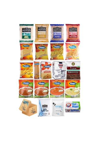 Blueden Kurban Kumanya Yardım Erzak Kolisi 20 Parça 4 Nolu Paket
