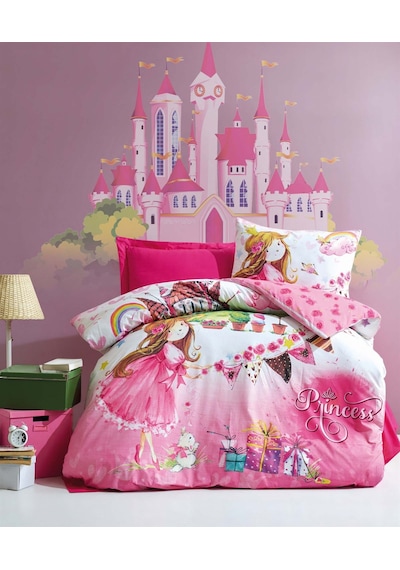Cotton Box Junior Ranforce Monster Kırmızı Tek Kişilik Nevresim T