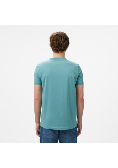 Nautica Erkek Yeşil Regular Fit T-shirt 026 V55009t Yeşil