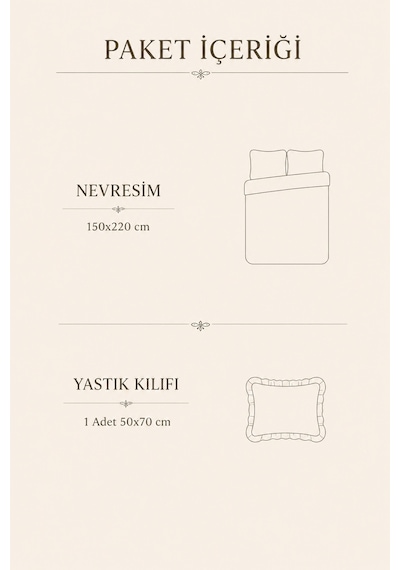 Conzaliza Tek Kişilik Pamuklu Fırfırlı Nevresim Seti Çok Renkli