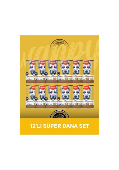 Wanpy Köpek Konserve Mama 375 Gr Dana X 12