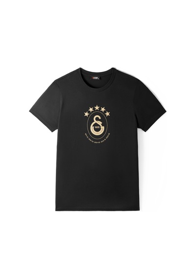 Gsstore Galatasaray 5 Yıldız T-shirt E251352-1 Siyah